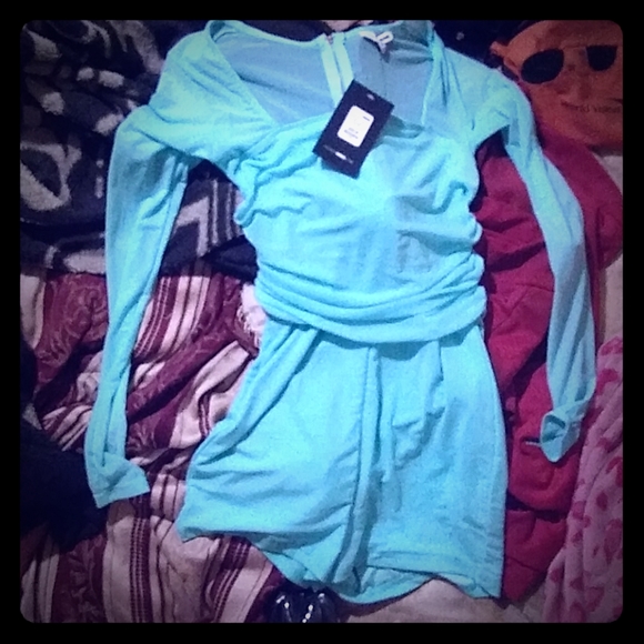 Fashion Nova Pants - A oh so fresh mint color romper outfit